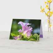 De glorie van de ochtend 2 kaart (Gele Bloem)