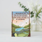 De glorie van de Schotse hooglanden Briefkaart (Staand voorkant)