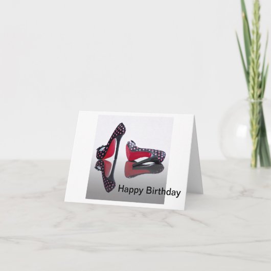 De Glorierijke Schoenen van schoenen Kaart (Voorkant)