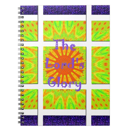 De glorieuze geometrie van de Heer: speels en crea Notitieboek (Voorkant)