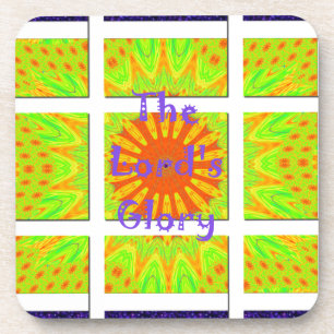 De glorieuze geometrie van de Heer: speels en crea Onderzetter