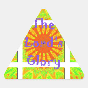 De glorieuze geometrie van de Heer: speels en crea Sticker