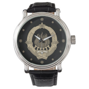 De glorieuze SFR Joegoslavië - Emblem Watch. Horloge