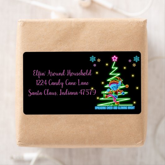 De Glow Show Elf Etiket (Insitu)