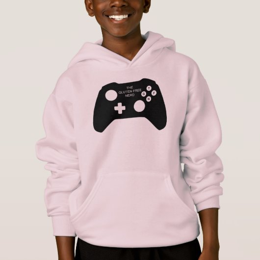 De Gluten Free Nerd Kinder Hoodie (Voorkant)
