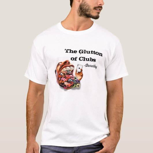 De Glutton Clubs T-shirt (Voorkant)