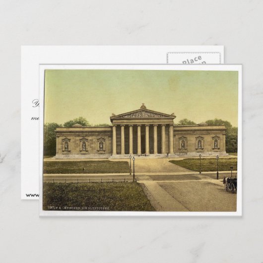 De Glypothek (kunstgalerij), München, Beieren, Ger Briefkaart (Voorkant / Achterkant)