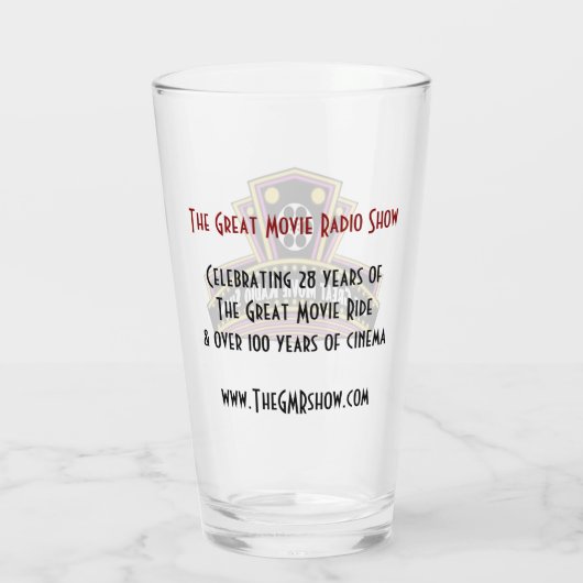 De GMR Show Pintglas Glas (Achterkant)