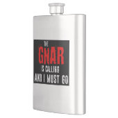 De Gnar belt en ik moet gaan. Flacon (Links)