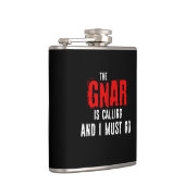 De Gnar belt en ik moet gaan. Heupfles (Rechts)