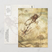 De gnat en de leeuw briefkaart (Voorkant / Achterkant)
