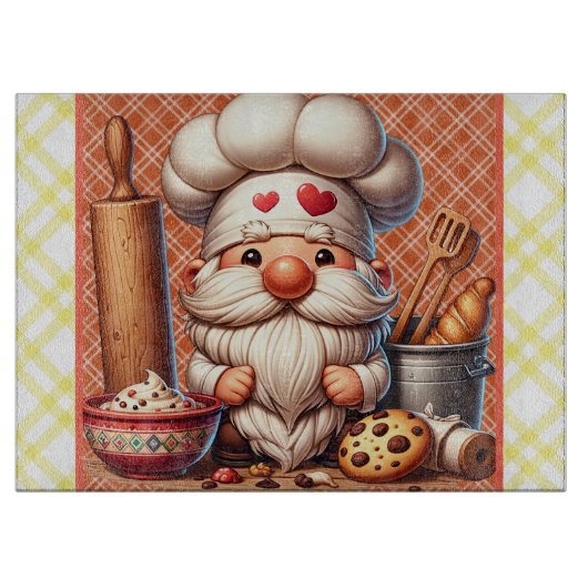 De Gnome Baker Snijplank (Voorkant)