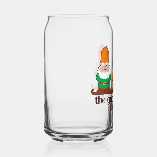 De gnomen maakten me dat doen blikvorm glas (Rechts)