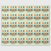 De gnomen maakten me dat doen cadeaupapier (Vlak)