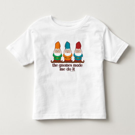 De gnomen maakten me dat doen kinder shirts (Voorkant)