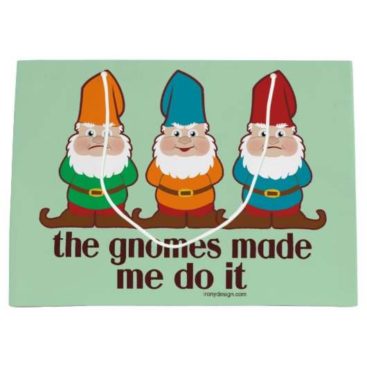 De gnomen maakten me dat doen large cadeautasje (Voorkant)