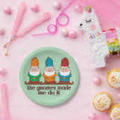 De gnomen maakten me dat doen papieren bordje (Feest)