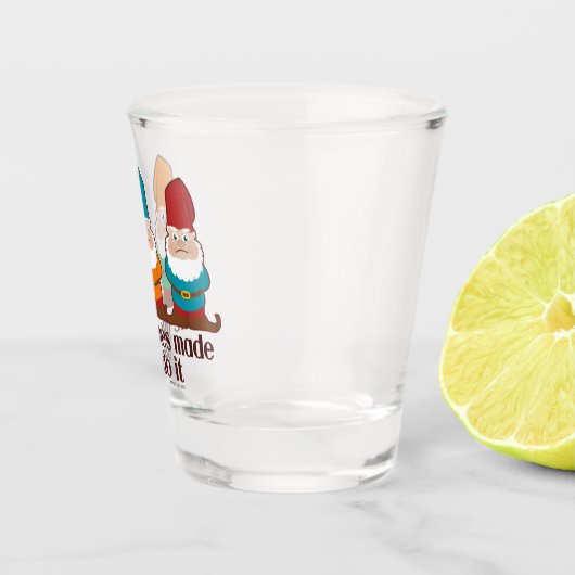 De gnomen maakten me dat doen shot glas (Rechts)