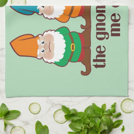 De gnomen maakten me dat doen theedoek (Gevouwen)