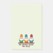 De gnomen maakten me het grappig post-it® notes (Voorkant)
