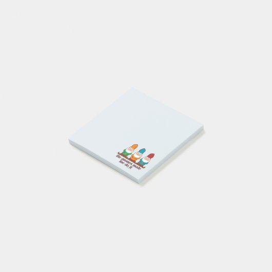 De gnomen maakten me het grappige verhaal post-it® notes (Schuin)