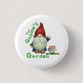 De Gnome's Garden Collectible Pin Ronde Button 3,2 Cm (Voorkant)