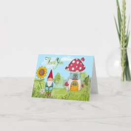 De Gnoom en het Huis van de waterverf danken u Bedankkaart