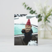 De Gnoom van de Pool van de sneeuw Briefkaart (Staand voorkant)