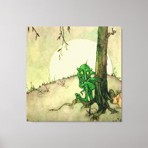 "De Gnoom" van Marjorie Miller Canvas Afdruk