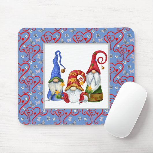 De gnoomfamilie muismat (Met muis)