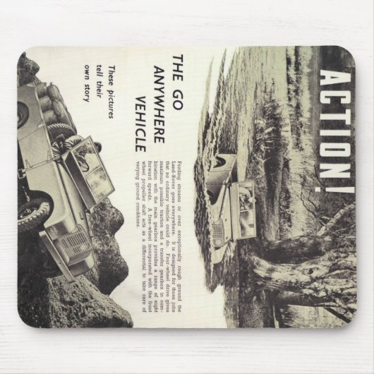 De Go Anywhere Vehicle! Muismat (Voorkant)