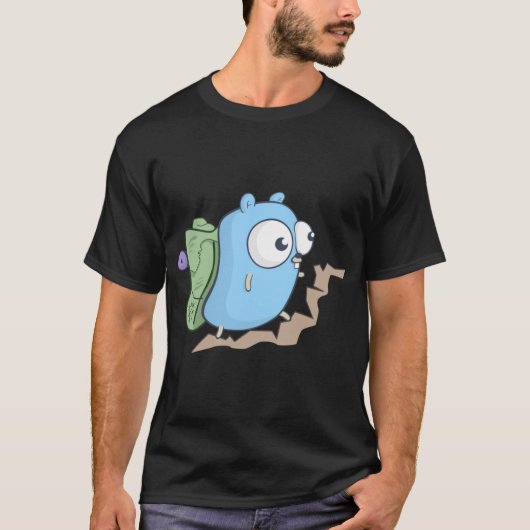 De Go Gopher Wandelgezin T-shirt (Voorkant)