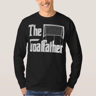 De Goalfather Dad Soccer Goalkeeper Goalie Coach T-shirt