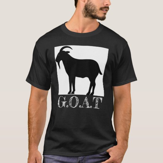DE GOAT - GROOTSTE TIJD T-SHIRT (Voorkant)