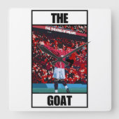 DE GOAT VIERKANTE KLOK (Voorkant)