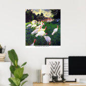 De Gobbler van Claude Monet Poster (Thuiskantoor)