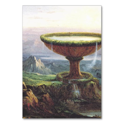 De goblet van de Titaan door Thomas Cole Kaart (Voorkant)