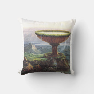 De goblet van de Titan door Thomas Cole Kussen