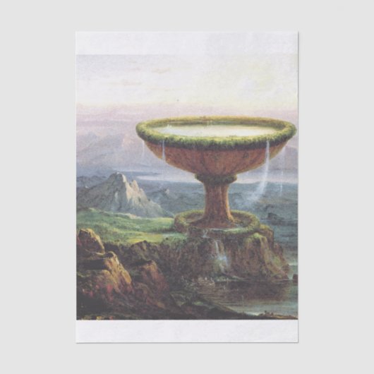 De goblet van de Titan door Thomas Cole Tissuepapier (Voorkant)