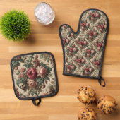 De Goblin Couriers - Gotisch Victoriaans Ovenwant & Pannenlap Set (Top down)