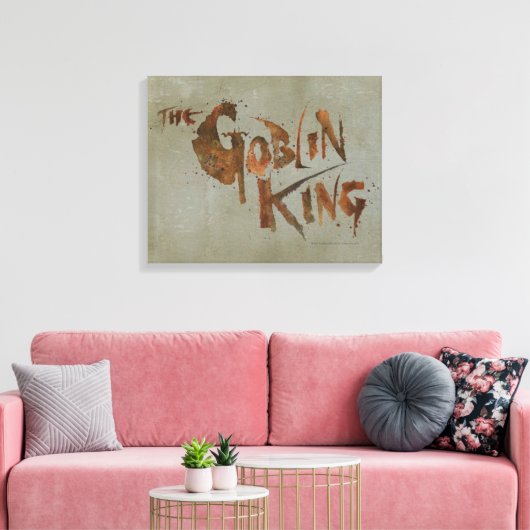 De Goblin King Canvas Afdruk (Insitu (Woonkamer))