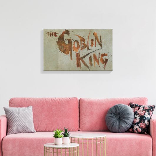 De Goblin King Canvas Afdruk (Insitu (Woonkamer))