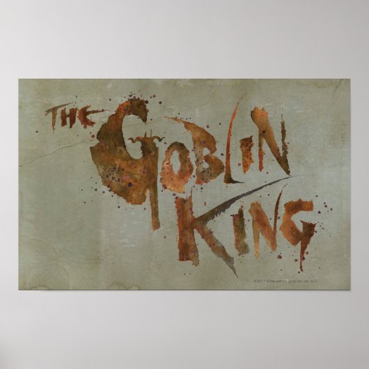 De Goblin King Poster (Voorkant)