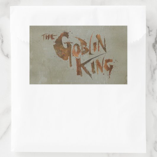 De Goblin King Rechthoekige Sticker (Tas)