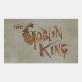 De Goblin King Rechthoekige Sticker (Voorkant)