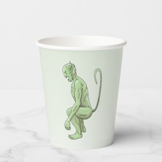 De Goblin papieren bekers (Achterkant)