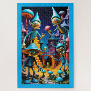 De Goblins van Groll-Town - Ken Gage Fantasy Kunst Legpuzzel