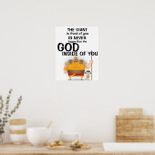 De God in jou Poster (Keuken)