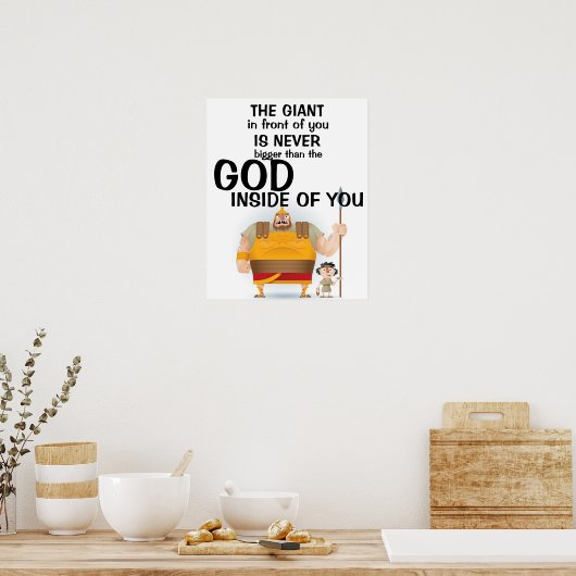 De God in jou Poster (Keuken)