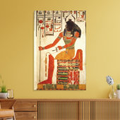 De god, Khepri, van de Tomb van Nefertari Canvas Afdruk (Insitu (Woonkamer))